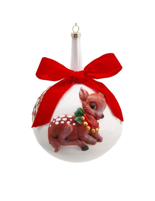 PALLA VETRO BAMBY C/FIOCC.D12      C2