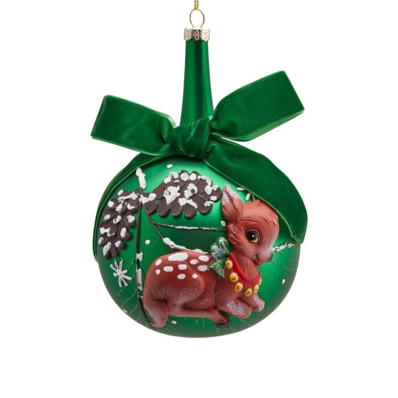 PALLA VETRO BAMBY C/FIOCC.D10      C2