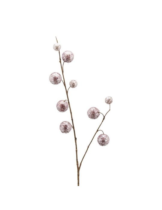 Ramo Decorativo Pompom Scintillante Rosa H92 cm con Glitter – EDG Enzo De Gasperi