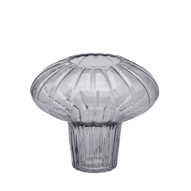Enzo De Gasperi Vaso Fungo righe H22 diametro 25