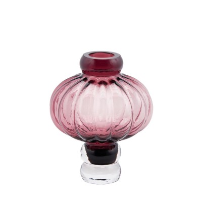 Enzo De Gasperi Vaso Bubble Pink H23.5 Ø 19 cm