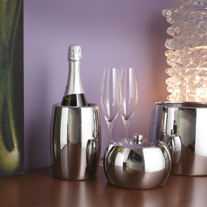 Sambonet Secchio Vino Serie Sphera Inox h 18cm 5,5 lt