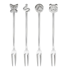Sambone Set 4 Forchettine Party Fashion Acciaio Mirror