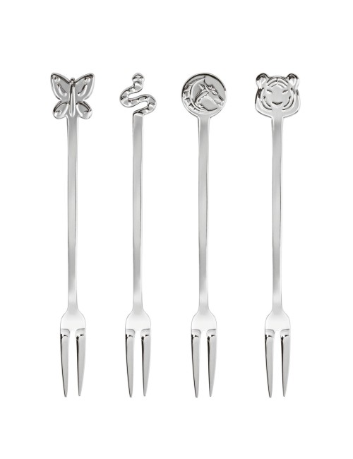 Sambone Set 4 Forchettine Party Fashion Acciaio Mirror Sambone Set 4 Forchettine Party Fashion Acciaio Mirror