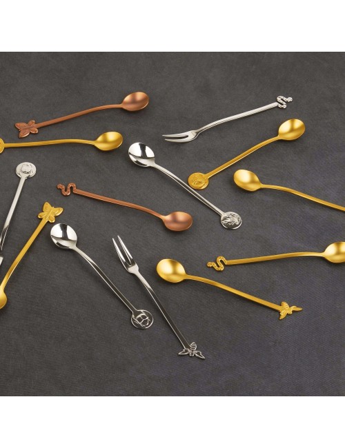 Sambone Set 4 Forchettine Party Fashion Acciaio Mirror