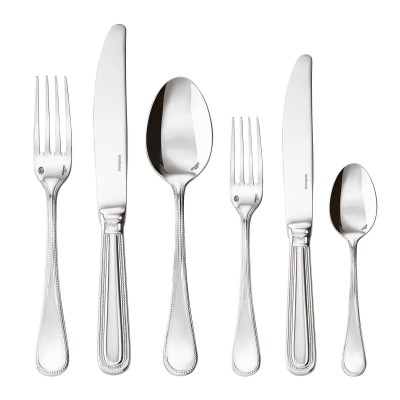 Servizio 72 Pz Monoblocco Perles Inox