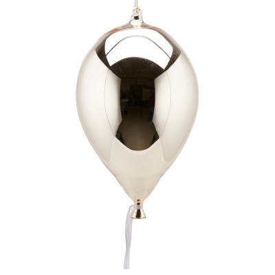 DEC.PALLONCINO VETRO NEW GOLD