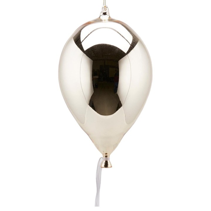 EDG Palloncino in vetro da appendere New Gold alto 32 cm