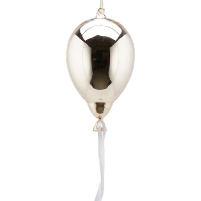 DEC.PALLONCINO VETRO NEW GOLD