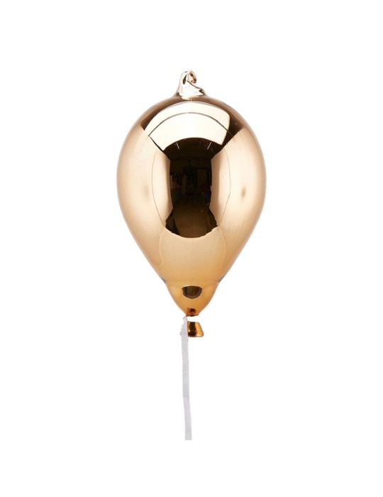 DEC.PALLONCINO VETRO NEW DARK GOLD