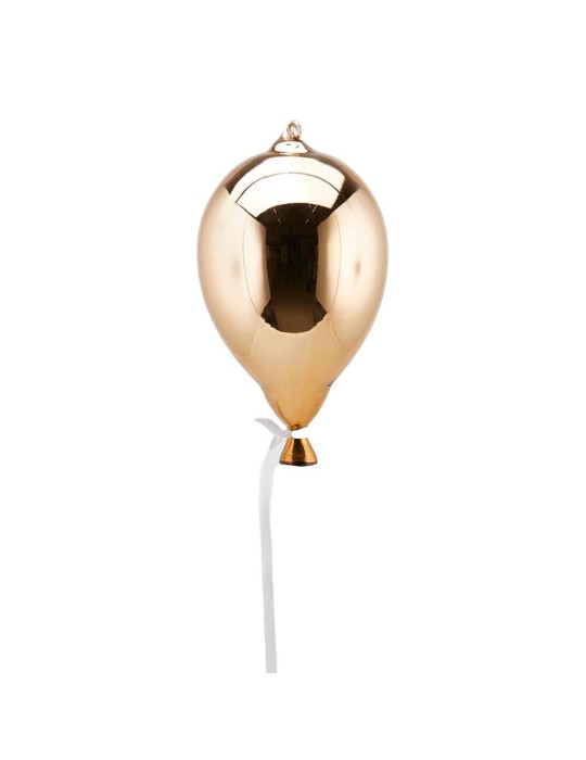 DEC.PALLONCINO VETRO NEW DARK GOLD