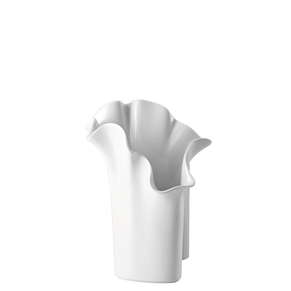 Rosenthal Vaso Asym Weiss 30cm 26030-13577-800001 Candida Celiento-1