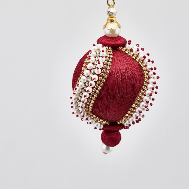 Palla Silk Perle D8 cm – Pallina di Natale...