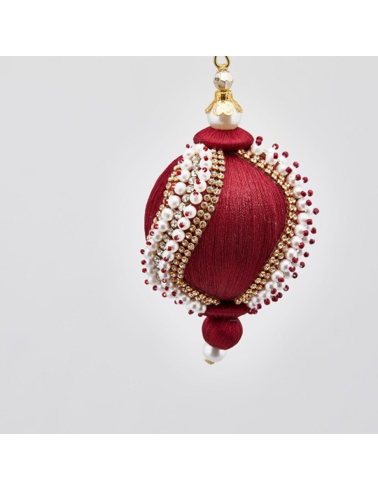 Palla Silk Perle D8 cm – Pallina di Natale...