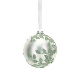 Hervit Pallina di Natale in vetro soffiato champagne Ø 8 cm