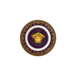 Versace Medusa Marine Piattino pane - Rotondo - Ø 18,4 cm - h 1,8 cm