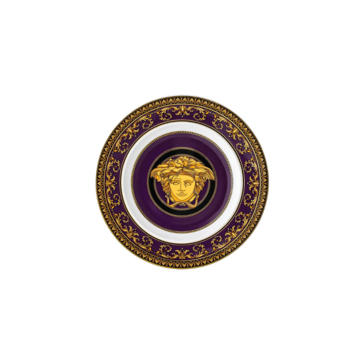 Versace Medusa Marine Piattino pane - Rotondo - Ø 18,4 cm - h 1,8 cm