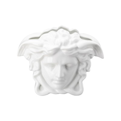 Versace Medusa Grande White Vaso - Ø 27,1 cm - h 21,1 cm