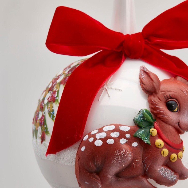 PALLA VETRO BAMBY C/FIOCC.D12      C2