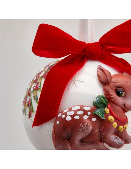 PALLA VETRO BAMBY C/FIOCC.D12      C2