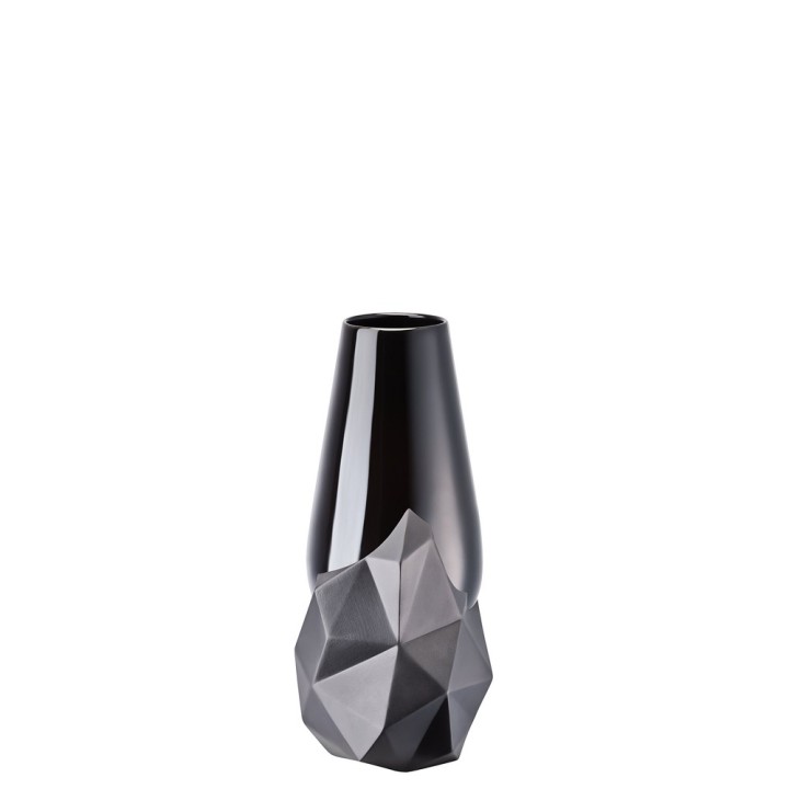 Rosenthal Vaso Geode Schwarz 27cm 26027-14474-105850 Candida Celiento-Foto-1