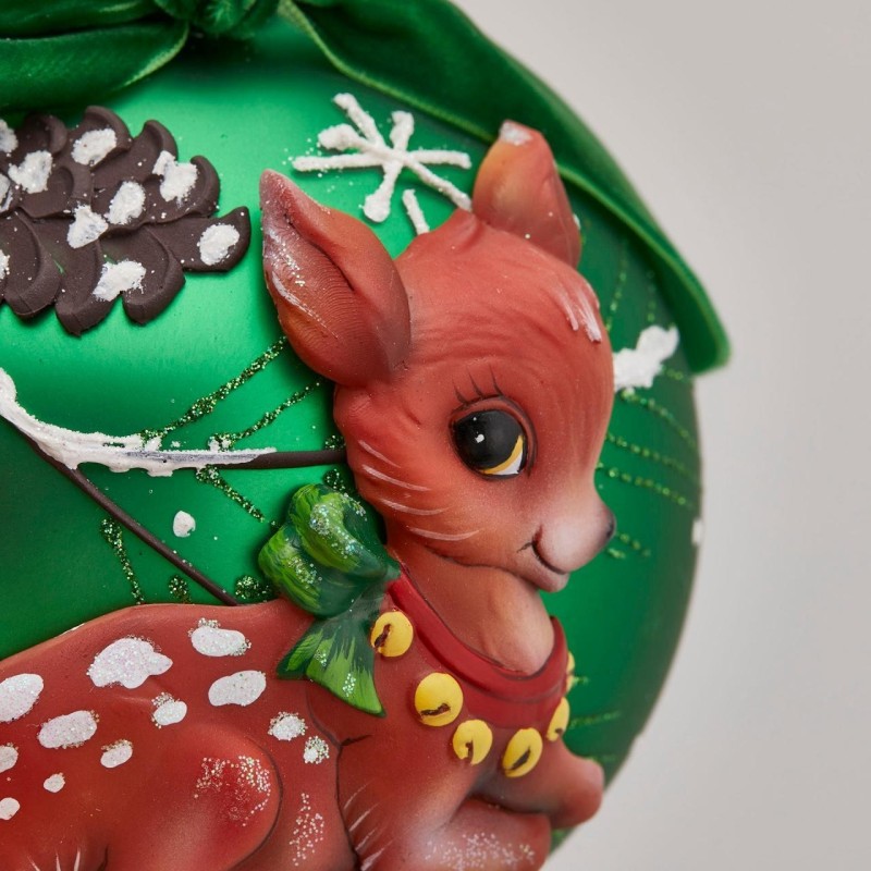 PALLA VETRO BAMBY C/FIOCC.D10      C2