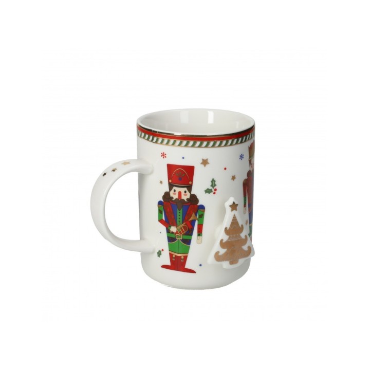 Brandani Mug Lo Schiaccianoci in new bone china Ø 12 cm