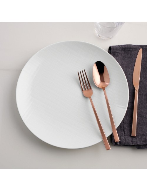 Sambonet Set 6 Forchettine Dolce Rock PVD Copper