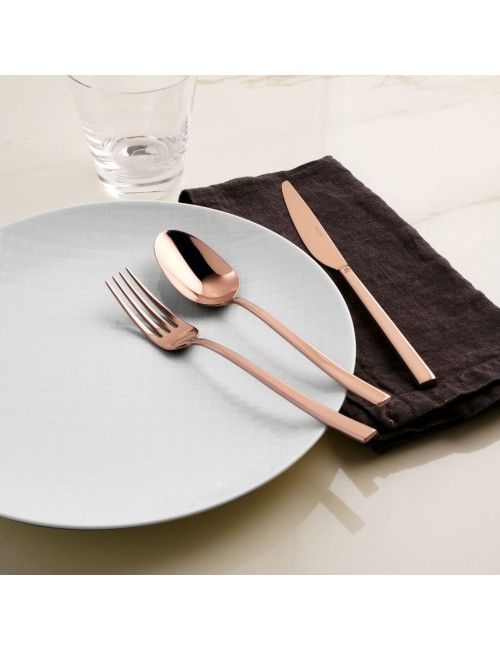 Sambonet Set 6 Forchettine Dolce Rock PVD Copper