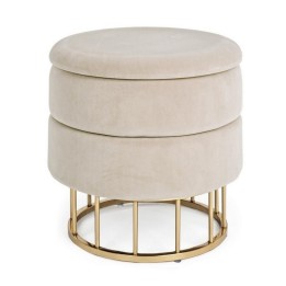 Bizzotto Sgabello contenitore Pavlina beige