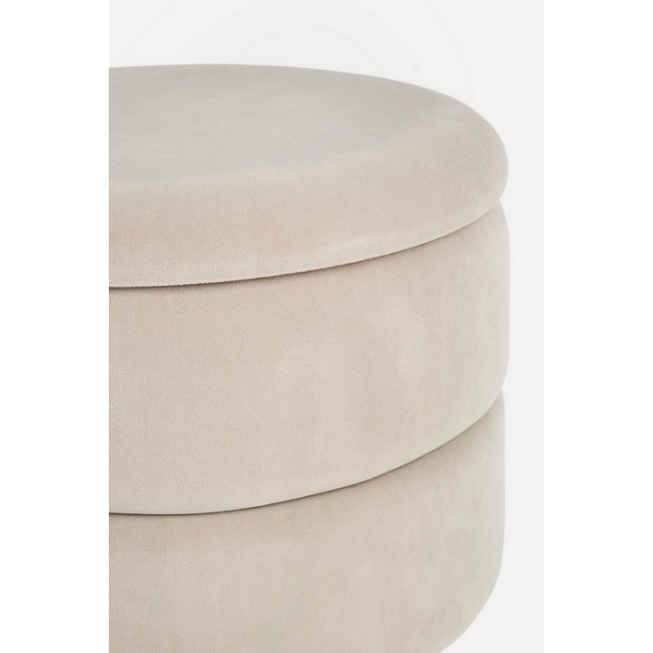 Bizzotto Sgabello contenitore Pavlina beige