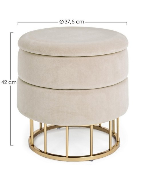 SGABELLO CONT. PAVLINA BEIGE