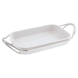 Sambonet Supporto Con Pirofila Rettangolare Cm 41x27 New Living In