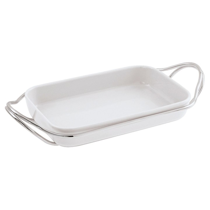 Sambonet Supporto Con Pirofila Rettangolare Cm 41x27 New Living In