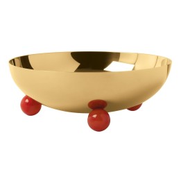 Sambonet Ciotola Cm 20,5 H Cm 7,5 Penelope PVD Gold Base