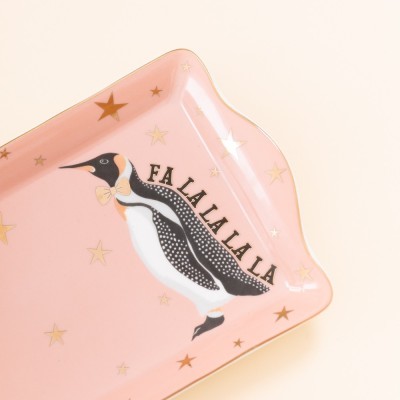 XMAS VASSOIO TORTA PINGUINO 34CM GB 2