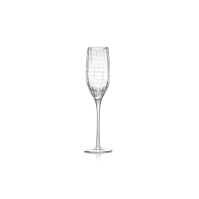 Livellara Set 6 bicchieri carnival flute clear