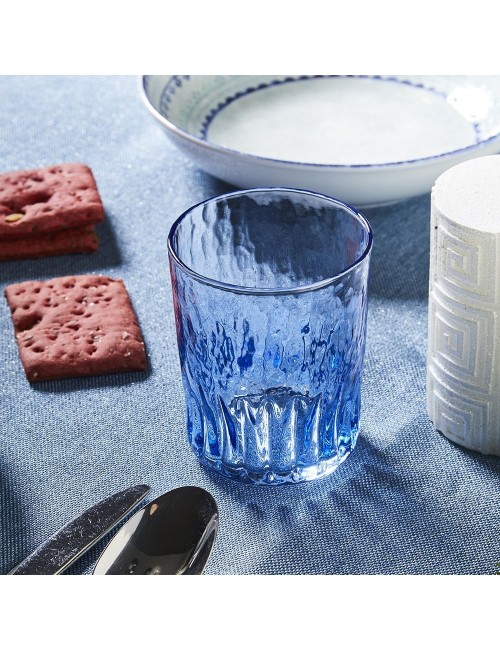 Tognana Set 6 Bicchieri Blu Vetro Blu ambientata