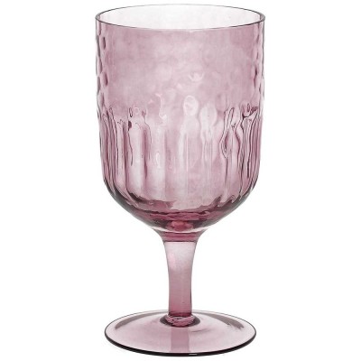 Tognana Set 6 Calici Ametista Vetro Rosa