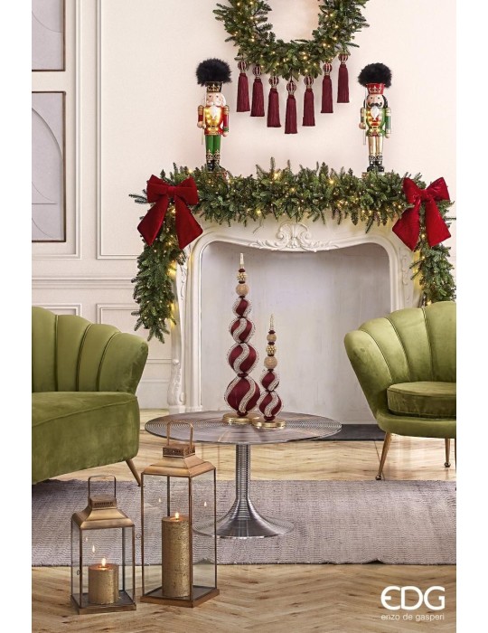Topiary Sfere-Mix Perle H65 D16 Burgundy –...