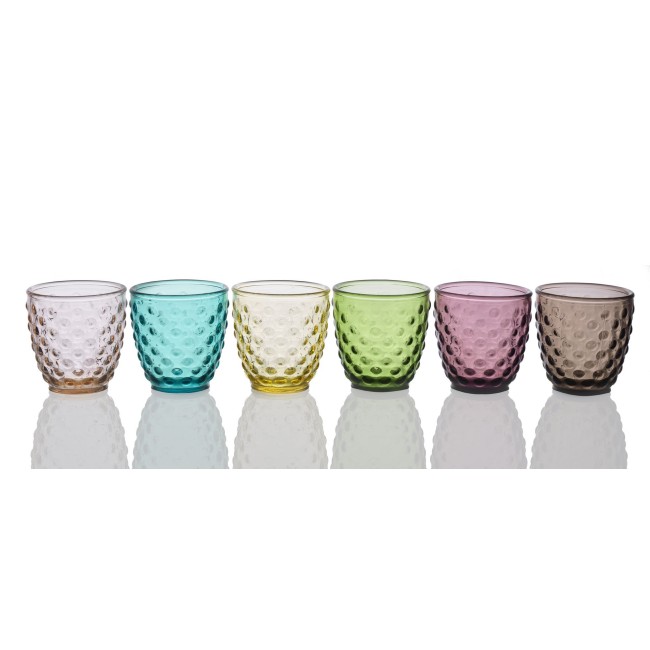 Ivv Bolle set 6 bicchieri acqua colori assortiti Ivv Bolle set 6 bicchieri acqua colori assortiti