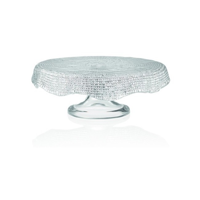 Ivv Diamantè portadolci smerlato trasparente 26 cm Ivv Diamantè portadolci smerlato trasparente 26 cm