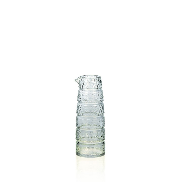 Ivv Sixties Caraffa acqua da 1 litro trasparente h 25,3 cm