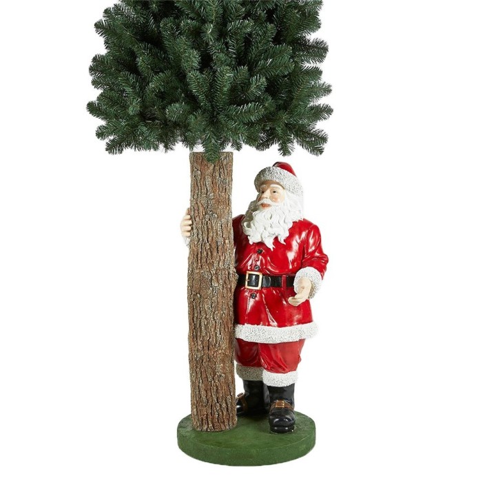 EDG Base a tronco con Babbo Natale per albero di Natale
