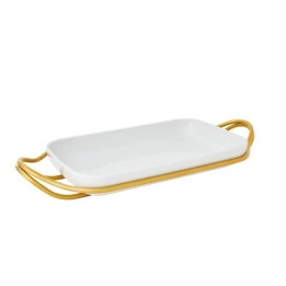 Sambonet Pirofila New Living supporto dorato 41 × 27 cm