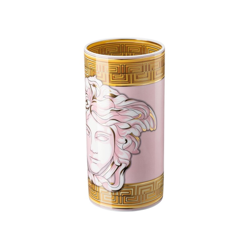 Versace Medusa Amplified Pink Coin Vaso 24 cm lato