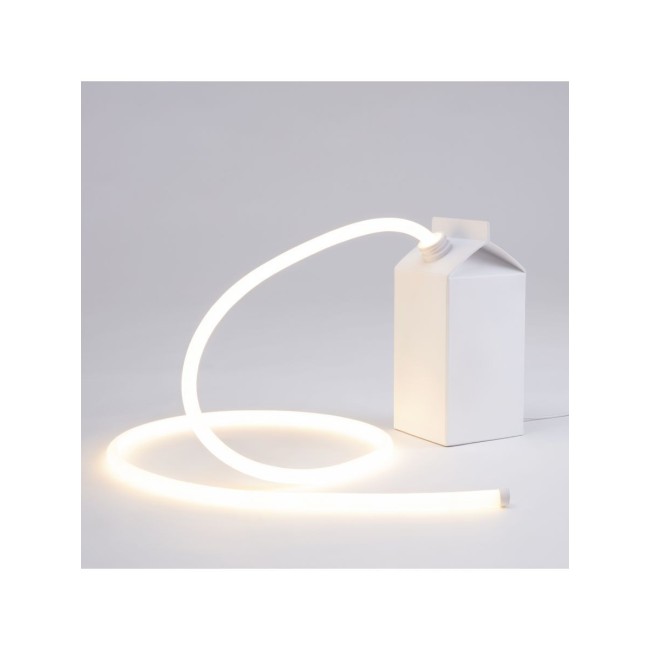 Seletti Lampada in resina a led Milkglow