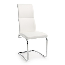 Sedia Bizzotto in ecopelle beige Thelma