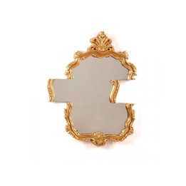 Seletti Tetris Mirror cornice oro 70 × 90 cm
