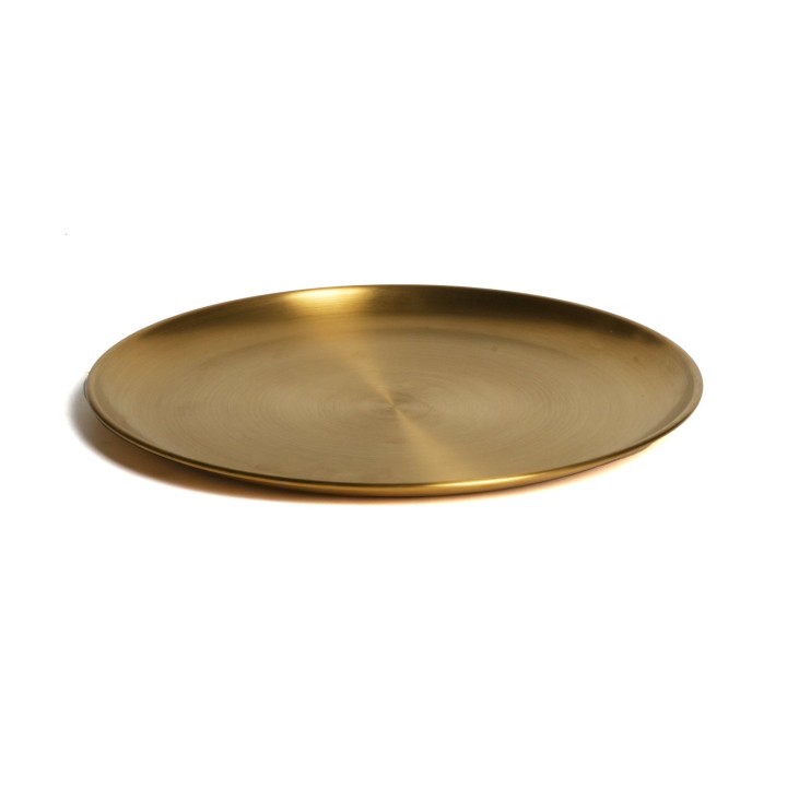 Bitossi Sottopiatto in metallo oro Ø 30 cm